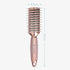 Navaris Vented Hairbrush - Rose Gold Gel Handle, Wide Set Bristles for Wet, Dry, Curly, Thick Hair