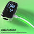 SpO2 SpO2 Rechargeable Pulse Oximeter Fingertip Oxygen Monitor Fingertip with Pulse Rate and PI OLED Precision Fast