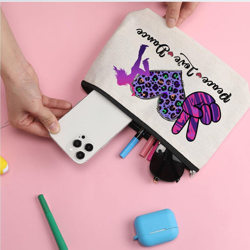 Dance Bag for Women, Makeup Organizer Gift for Dance Lovers, Graduation, Birthday, Recital, Teacher, Best Friends,