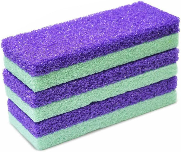 Maccibelle Foot Pumice and Scrubber for Feet and Heels, 3 Pack, Safely Eliminate Callus and Dead Skin