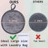 Large Reusable Makeup Remover Pads for Face, Soft Microfiber Makeup Remover Cloths Washable, Premiun 5 INCH Face Cleaning Pad with Laundry Bag, 24 Pack Grey