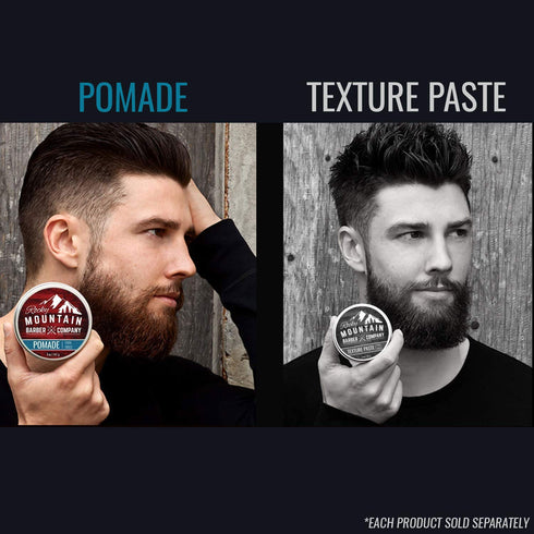 Rocky Mountain Barber Company Pomade for Men, 5 oz Tub, Classic Styling Product with Strong Hold