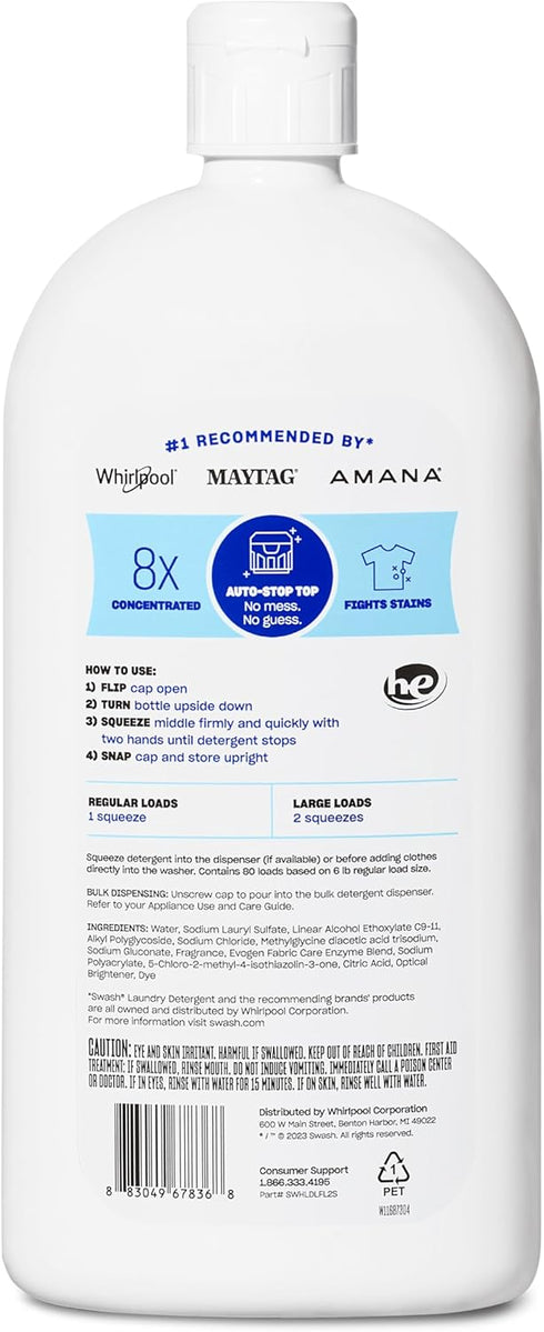 Ultra-Concentrated Liquid Laundry Detergent - Swash Clean Laundry Scent