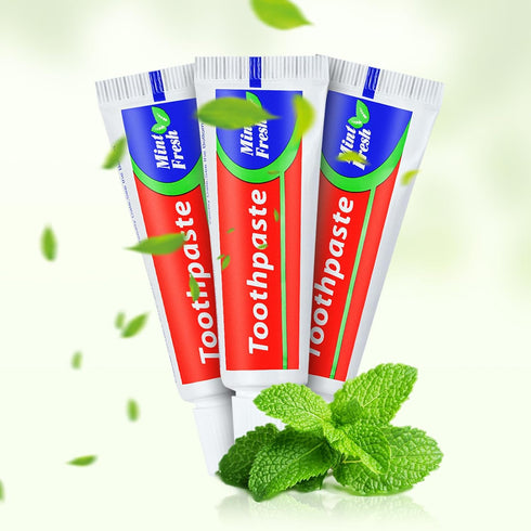 30 Tubes Miniature Travel Size Toothpaste, 0.88oz (25g) Peppermint Disposable Toothpaste for Hotel, Guests, Charity