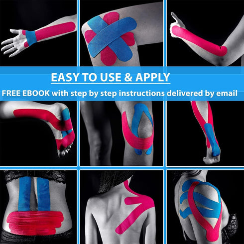 Made in Korea Kinesiology Tape for Physiotherapy, Athletic Therapeutic Muscle Tape for Sports Injury Relief