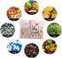 100 Resealable Mylar Bags with Clear Window, Smell Proof Foil Pouch Zip Bags for Food Storage, Pink, 3.14x5.11