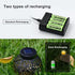 Rechargeable AA Batteries, Ni-MH 1.2V High Capacity Pre-Charged for Outdoor Solar Lights (AA-600mAh-12pack)