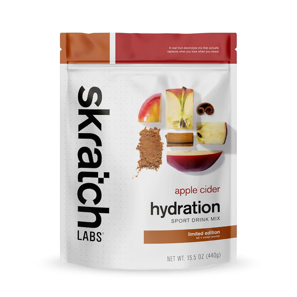Skratch Labs Hydration Powder, Sport Drink Mix, Electrolytes for Exercise, Endurance, and Performance, Apple Cider