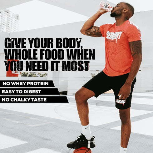 REDCON1 MRE Ready to Drink Protein Shakes, Cookies & Cream - 12 Pack Lactose & Whey Free Nutritional Shake