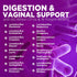 Probiotics for Women's Vaginal Health - 60 Billion CFU with Prebiotics for pH Balance & Digestive Support