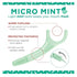 Plackers Micro Flosser with Travel Case - Mint, 12 Count, 4-Pack