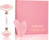 Kate Eve Elite Gua Sha Set & Brazilian Rose Quartz Face Roller - Ultra-Premium Quartz for Skin Lifting & Therapy