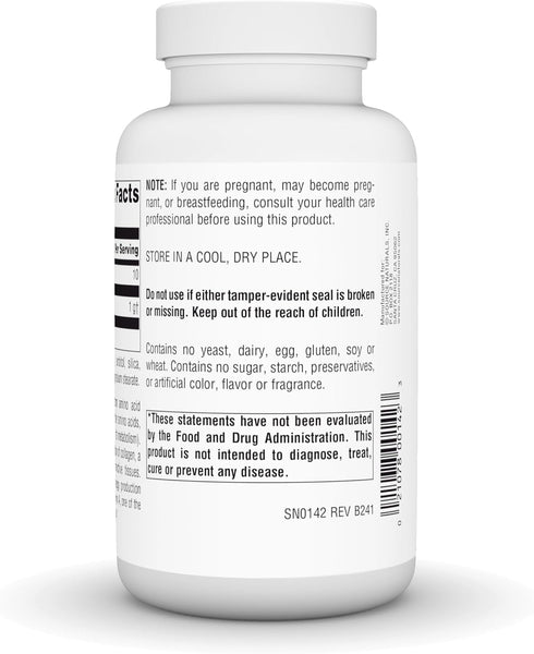 Source Naturals L-Lysine Free Form, 1,000 mg Amino Acid Supplement, 100 Tablets