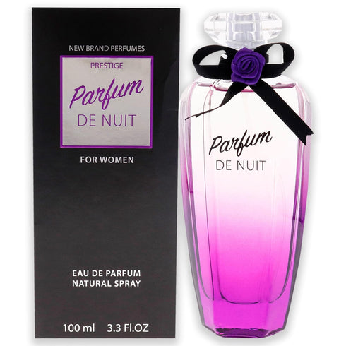 New Brand Perfumes Parfum De Nuit EDP Spray for Women, 3.3 oz