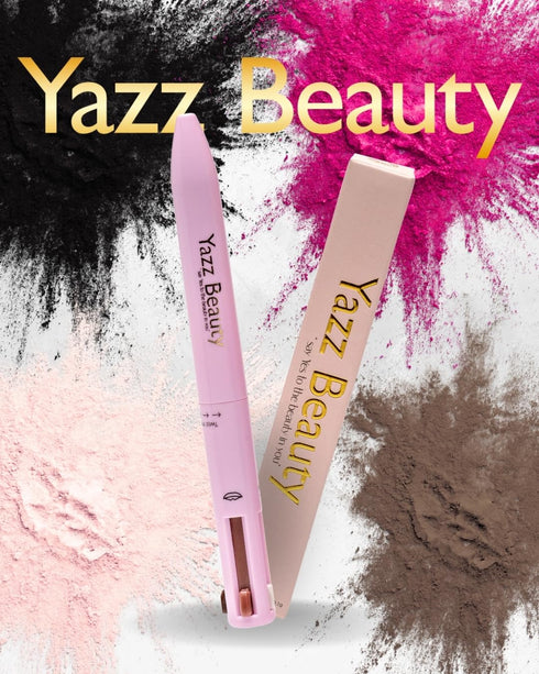 YAZZ BEAUTY 4-in-1 Touch Up Makeup Pen - Eyeliner, Eyebrow Pencil, Highlighter, Lip Liner - Travel Makeup