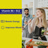 Magnesium Gummies with Turmeric - 60 Counts, 300mg Magnesium Complex for Calm & Muscle Cramps