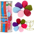 Makeup Sponge Blender Set, 12pcs Beauty Sponges and 1PCS Holder, Flawless Cosmetic Puff for Cream, Liquid Foundation &
