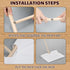 Singhoow Set 40 Inch 3 15 24 Inch Cuban Wood Mop T Stick with Pcs Microfiber Squeegee Mopping Towel Floor Cloth