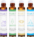 Aromatherapy Oils Roller Set - Natural Pre-diluted Essential Oils Roll On with Glass Rollerball, Relaxation Gift, Pack