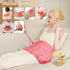 Heating Pad for Back Pain Relief, Electric Heating Pads for Cramps, Abdomen, Waist, Shoulder - 12" x 24", Grapefruit Red