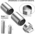 Small Pill Case, Portable Metal Pill Holder Keychain Waterproof Pill Box Container Mini Stainless Steel Organizer for
