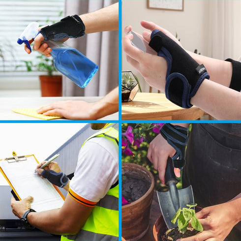 Thumb Spica Splint - CMC Joint Thumb Support Brace for Pain Relief, Arthritis, De Quervain's Tendonitis, Left or Right