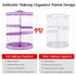 Makeup Organizer 360 Degree Rotating Cosmetic Storage Organizer, Large 7 Layers Acrylic Make Up Organizer for Vanity,