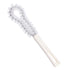 Fuller Brush Dental Plate Brush - Soft but Stiff Hygienic Cleaner for Dentures, Plates, Retainers - Oral Hygiene Tool
