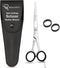 Ruvanti Hair Cutting Scissors - Professional Barber Shears for Salon & Home Use, Sharp Stainless Steel Blades