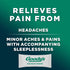 Goody's PM Nighttime Powder, Acetaminophen 500mg, Dissolve Packs for Pain with Sleeplessness, 12 Pack