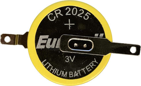 Mart Cobra CR 2025 Batteries with Solder Tabs, 10-pack for Gameboy Color Cartridge Replacement