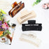 Sisiaipu 12 Pcs Large Hair Accessories, Jumbo Square Jaw Clips for Thick Hair, Bulk Clips for Women