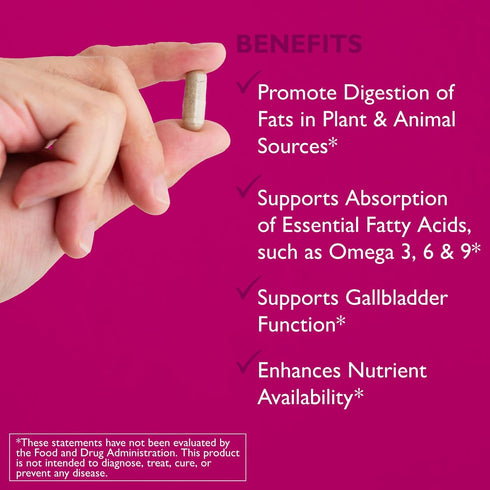 AST Enzymes Lipase-HP Plus, 90 Vegetarian Capsules, Digestive Enzymes for Fatty Foods