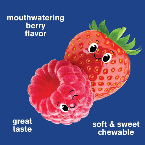 Probiotics for Kids Gummies | 60 Gummies | 10 Billion CFU for Gut Health, Immune Health and Digestive Support - Berry