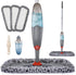 Domi-patrol Spray Mop for Floor Cleaning, Microfiber Floor Mop Dry Wet Mop with 3 Washable Mop Pads & Refillable