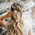 YISSION 20Pcs Mini Rhinestone Flower Hair Clips, Cute White Pearl Hair Pins, Wedding Hair Accessories for Women Girls