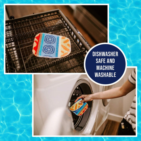 Scratchless Cleaning Pad, 2 Pack for Kitchen, Bathroom, Non-Stick Cookware, Reusable, Environmentally Friendly