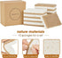 10 Pack Nature Dish Sponge | Eco-Friendly Natural Kitchen Sponge | Coconut Fiber and Wood Cellulose Scrubber Sponge
