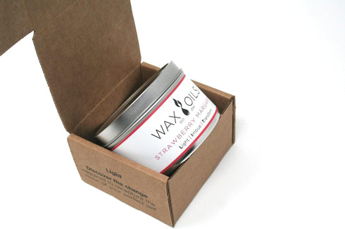 Wax and Oils Soy Wax Aromatherapy Scented Candles (Strawberry Margarita) 8 ounces. Single by WAX OILS EST. 2014