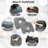 Leinuosen 2 Pcs Inflatable Seat Cushion, Portable Lift Donut Pillow for Tailbone Pain Relief, Gray
