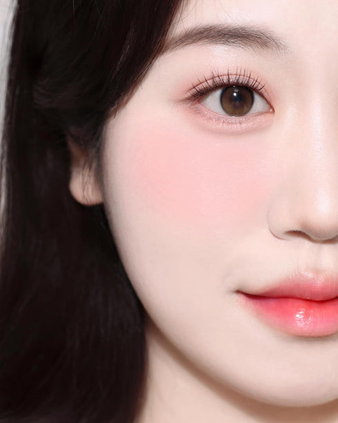 LUV BEAM Cheek Balm - Soft Color, Glowy Finish, Creamy Texture for Natural-Looking Flush (06.Peach)