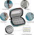 Skerhhux 7 Beach Starfish Blue Pill Case Travel Pill Organizer Weekly Day Portable with Zipper Medicine Box Pill Case
