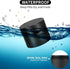Small Daily Pill Box - Portable Waterproof Metal Pill Case for Pocket or Purse, Aluminium Alloy Round Travel Pill