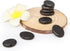 Master Massage Toes Basalt Hot Stone Pack, 8-Piece Kit for Spa & Relaxation