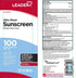 Leader Travel Sunscreen SPF 100+, Ultra Sheer Dry-Touch Water Resistant Lotion, 3 Fl Oz
