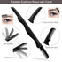KAJUDA Eyebrow Razor Kit, 5 in 1 Eyebrow Grooming Set for Women and Men, Includes Comb, Tweezers, Scissors