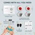 SYNLETT Caregiver Pager Wireless Call Buttons for Elderly Monitoring SOS Alert System Portable Alarm for Nurse Call