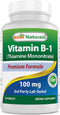 Best Naturals Vitamin B1 as Thiamine Mononitrate 100 mg, 120 Tablets (Pack of 1)