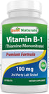 Best Naturals Vitamin B1 as Thiamine Mononitrate 100 mg, 120 Tablets (Pack of 1)