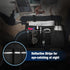 FINPAC Wheelchair Side Organizer Bag with Cup Holder, Wheelchair Armrest Accessories Pouch with Pen Slot and Reflective